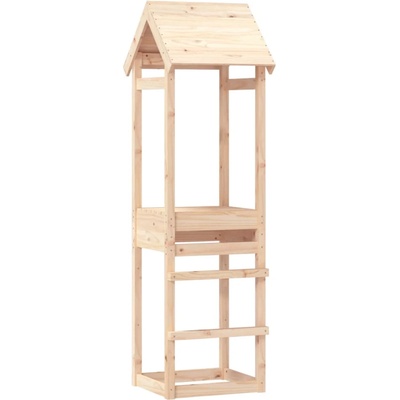vidaXL Кула за игра 53x46, 5x194 см борово дърво масив (826526)