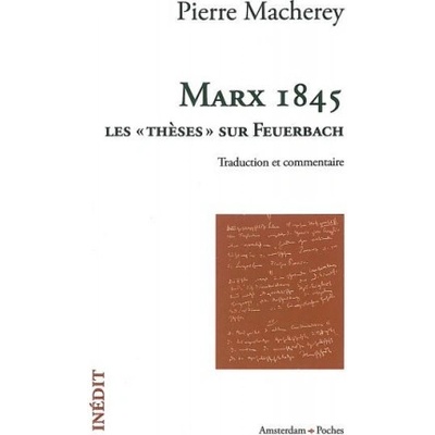 Marx 1845 | Pierre Macherey