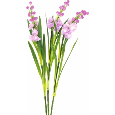 Arum sada růžová, s bílými LED diodami, 85 cm