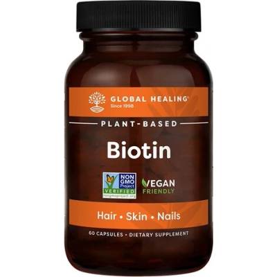 Global Healing Биотин, 2500 g 60 капсули | Global Healing (03086 (BIT))