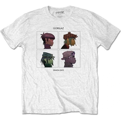 Gorillaz Demon Days White 2XL Риза (GORTS03MW05)