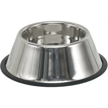 Nobby Stainless steel bowl - метална купичка с гумен кант, за породи с дълги уши