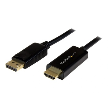 StarTech StarTech. com DP2HDMM1MB адаптер за видео кабел 1 м DisplayPort HDMI тип A (стандартен) Черен (DP2HDMM1MB)