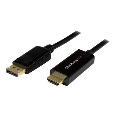 StarTech StarTech. com DP2HDMM1MB адаптер за видео кабел 1 м DisplayPort HDMI тип A (стандартен) Черен (DP2HDMM1MB)