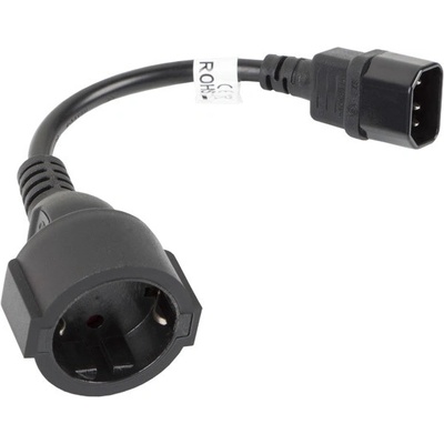 Lanberg Černá 0,18m CA-C14E-10CC-0018-BK