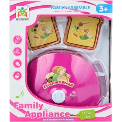 Lamps toustovač 13 x 10 cm na baterie růžový – Sleviste.cz