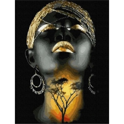 Norimpex diamantové malování Africká žena 30 x 40 cm