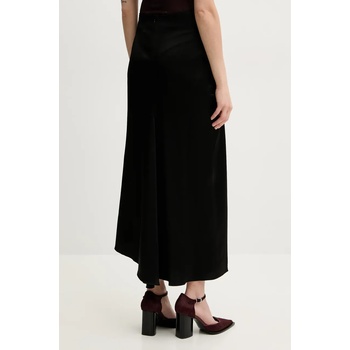 Victoria Beckham Пола Victoria Beckham в черно среднодълга със стандартна кройка 1225WSK006377A (1225WSK006377A)