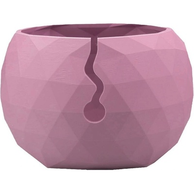 Pro Háčkování Miska na klubíčko LOW POLY, L Pink Powder