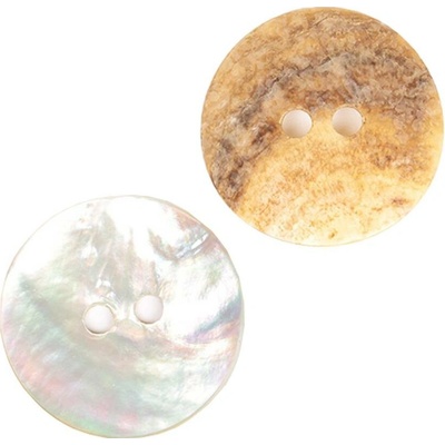 Drops Kulatý knoflík vypouklý Ø 34 mm perleťový
