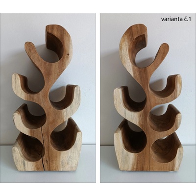 ZC Slany Teakový stojan na víno – Sleviste.cz