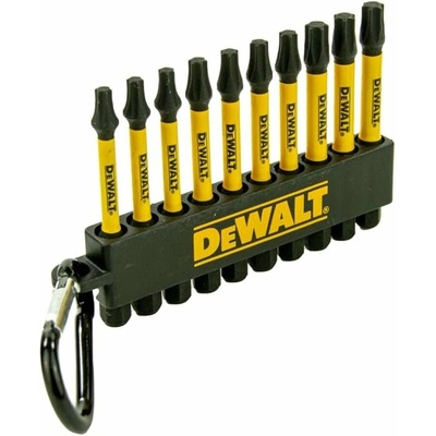 DeWALT DT7275 sada TORX bitů 50mm FLEXTORQ EXTREME 10ks s karabinou