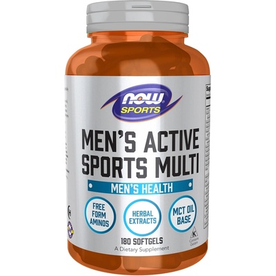 NOW Men's Active Sports Multi, 180 Softgels