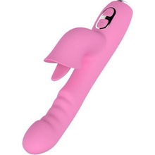 Nalone t-may rabbit vibrator with push and oscillating motion