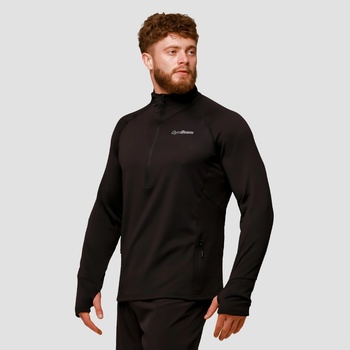 GymBeam Pulse 1/2 Zip Running суичър Black L