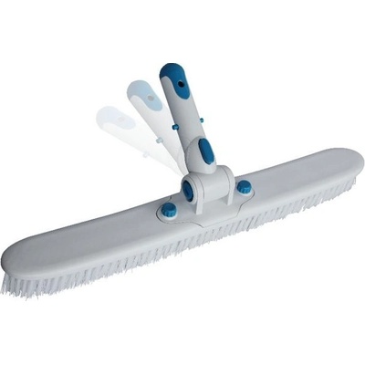 Pooltechnika Kartáč na tyč široký BLUE 45cm, nastavitelný kloub