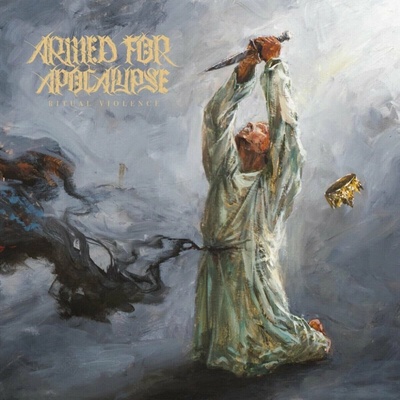 Armed For Apocalypse - Ritual Violence (Limited Edition) (Transparent Blue/Black Splatter Coloured) LP
