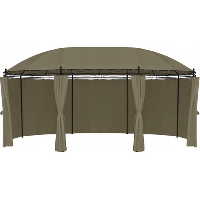 shumee Altán se závěsy 520 x 349 x 255 m taupe 180 g/m²