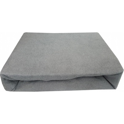 Dewa Froté prostěradlo s gumou šedé 200x220