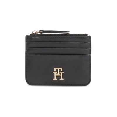 Tommy Hilfiger Калъф за кредитни карти Th Refined Cc Holder AW0AW16016 Черен (Th Refined Cc Holder AW0AW16016)