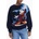 DESIGUAL Дамски суичър с цип desigual, Размер xs, Цвят Синьо (25wwsk15_bl5000)