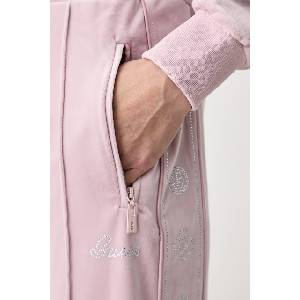 Guess спортен панталон дамски от кадифе AMALIA (V6BB10.K6303) - answear - 205,34 лв