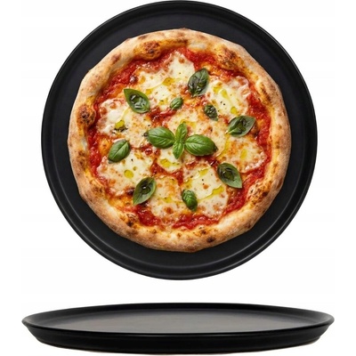 HIT Talíř na pizzu černý porcelánový 31 cm HT-27020420