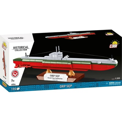 Cobi 4856 II WW Polská ponorka ORP Sep, 1:300, 190 k