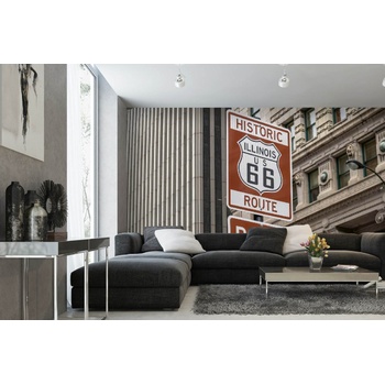 DIMEX ART s. r. o Самозалепваща се флизелинова фототапета route 66 в илинойс 375 x 250 см