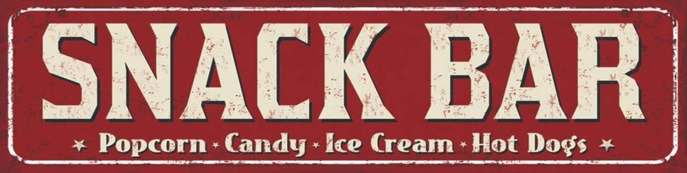 Ceduľa Snack bar