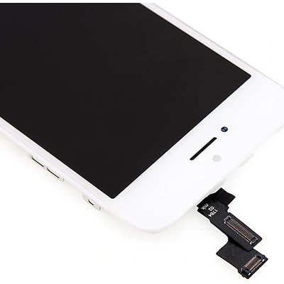 AppleMix LCD panel + dotykové sklo (digitalizér dotykovej obrazovky) pre Apple iPhone 5S / SE - biele - kvalita A