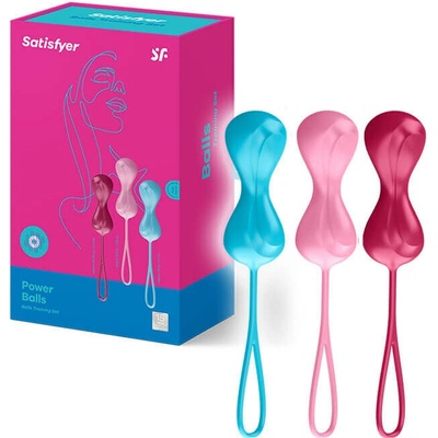 Satisfyer - venušiny kuličky set - pohyblivé kuličky - 3 ks