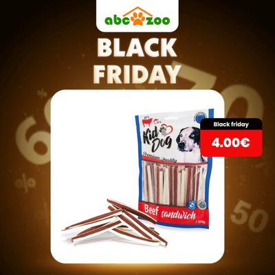 KIDDOG hovězí sendvič s treskou 250 g