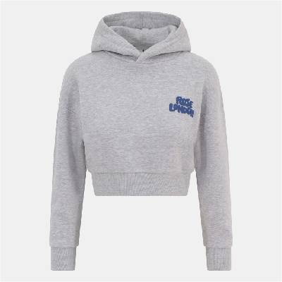 Суичър Rose London Kids Sports Crop Hoodie - Grey Marl