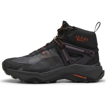 Puma Dámska turistická obuv EXPLORE NITRO MID GTX W čierna fialová oranžová