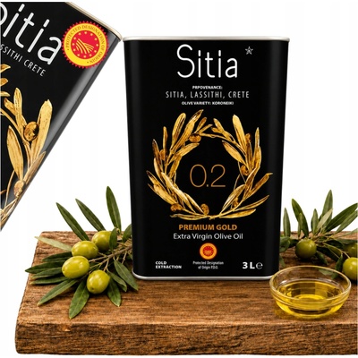 Sitia PREMIUM GOLD olivový olej Extra panenský 3 l – Sleviste.cz