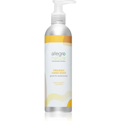 Allegro Natura Organic течен сапун за ръце Arancio Dolce, Mandorla 250ml