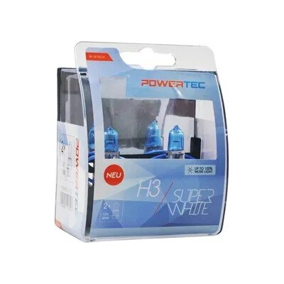 m-tech Powertec Super White H3 12V халогенни крушки к-т (PTZSW3-DUO)