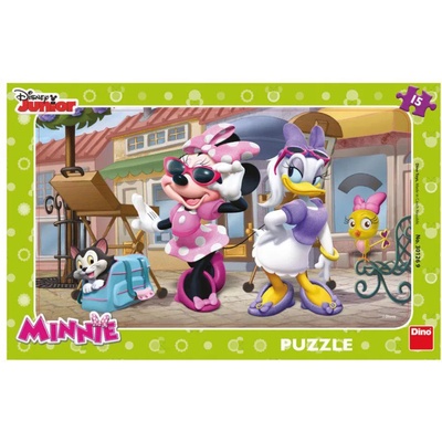 Dino - Puzzle Minnie and Daisy in Montmartre - 1 - 39 piese