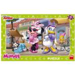 Dino - Puzzle Minnie and Daisy in Montmartre - 1 - 39 piese