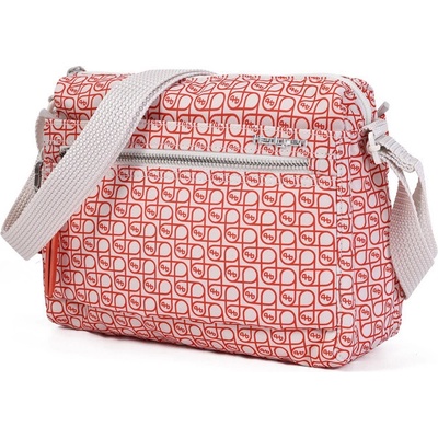 Hedgren Inner City Eye Shoulder Bag /Coral/Grey Signature 003 Black
