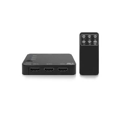 HDMI суич ACT AC7841, 5/1, 3D, 4K@60Hz, Черен (AC7841)