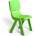 RFG Детски стол RFG Chico, пластмасов, с облегалка, 41 х 35 х 62 cm, зелен