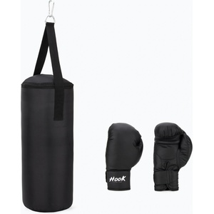 Hook fighting Първи тренировъчен боксов комплект за деца hook fighting Черен