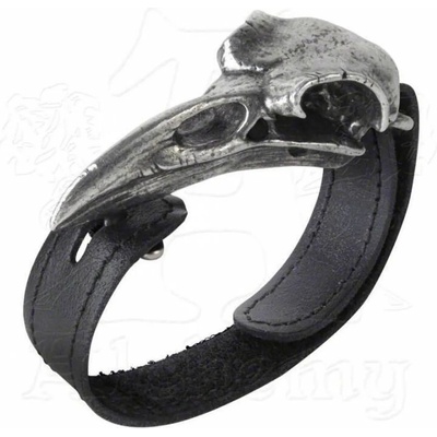 Alchemy gothic гривна alchemy gothic - Рабешадел Каишка за китка - Гарван - a105