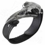 Alchemy gothic гривна alchemy gothic - Рабешадел Каишка за китка - Гарван - a105