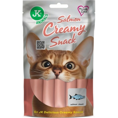 JK ANIMALS krém pre mačky lososová 5 x 15 g