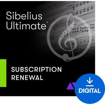 Avid Sibelius Ultimate 1Y Subscription RENEW (Дигитален продукт)