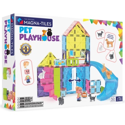 Magna-Tiles Magnetická stavebnica Pet Playhouse 50 ks