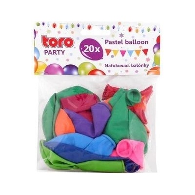 TORO Balóniky pastel 9 assort